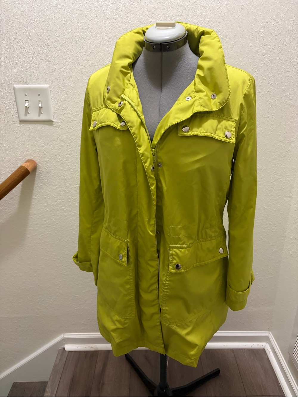 Alfani Lime Utility Anorak Jacket